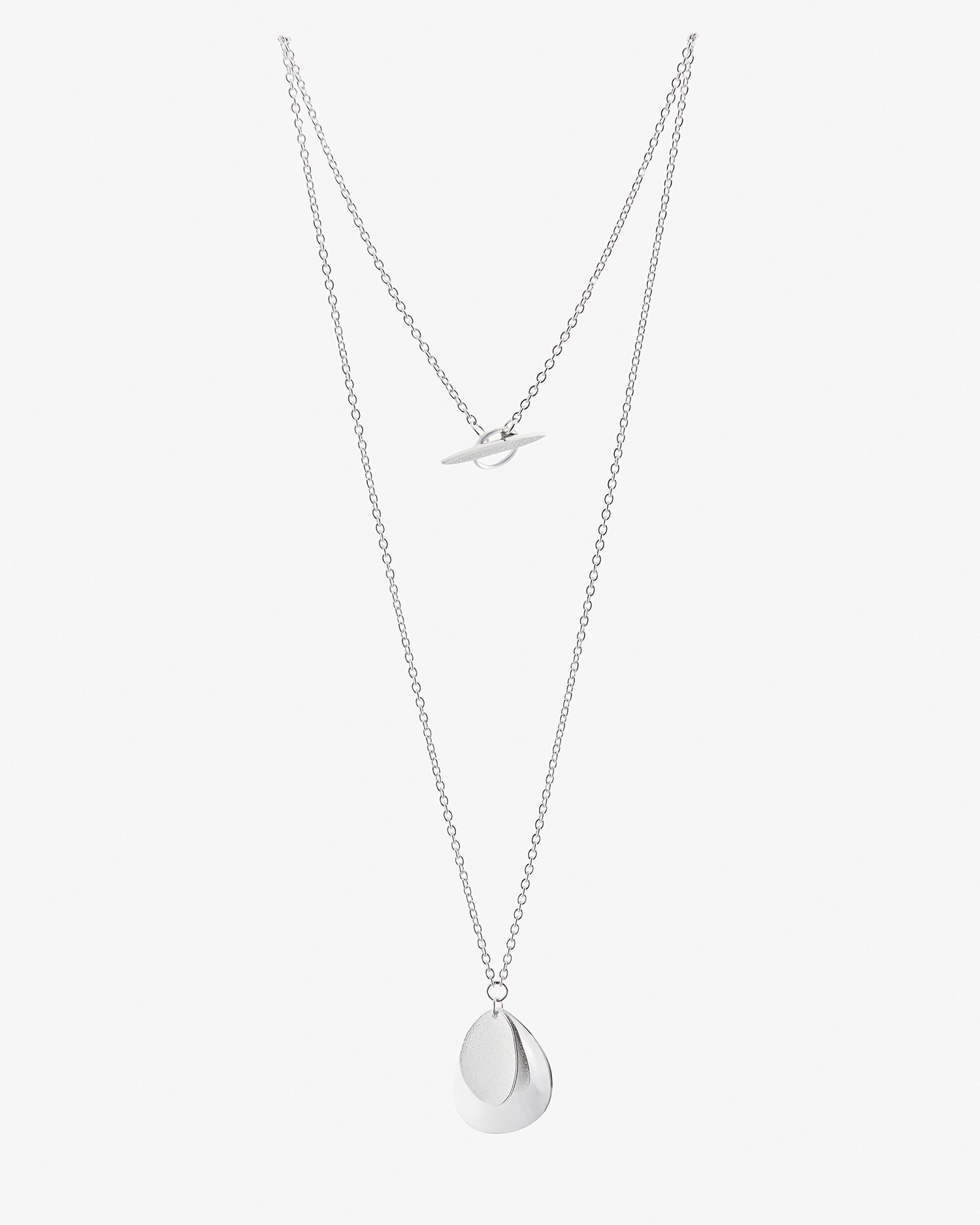 Lakeside single necklace silver