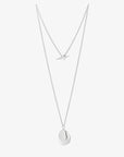 Lakeside single necklace silver