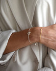 Le Knot bracelet silver