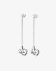 Le Knot earrings silver