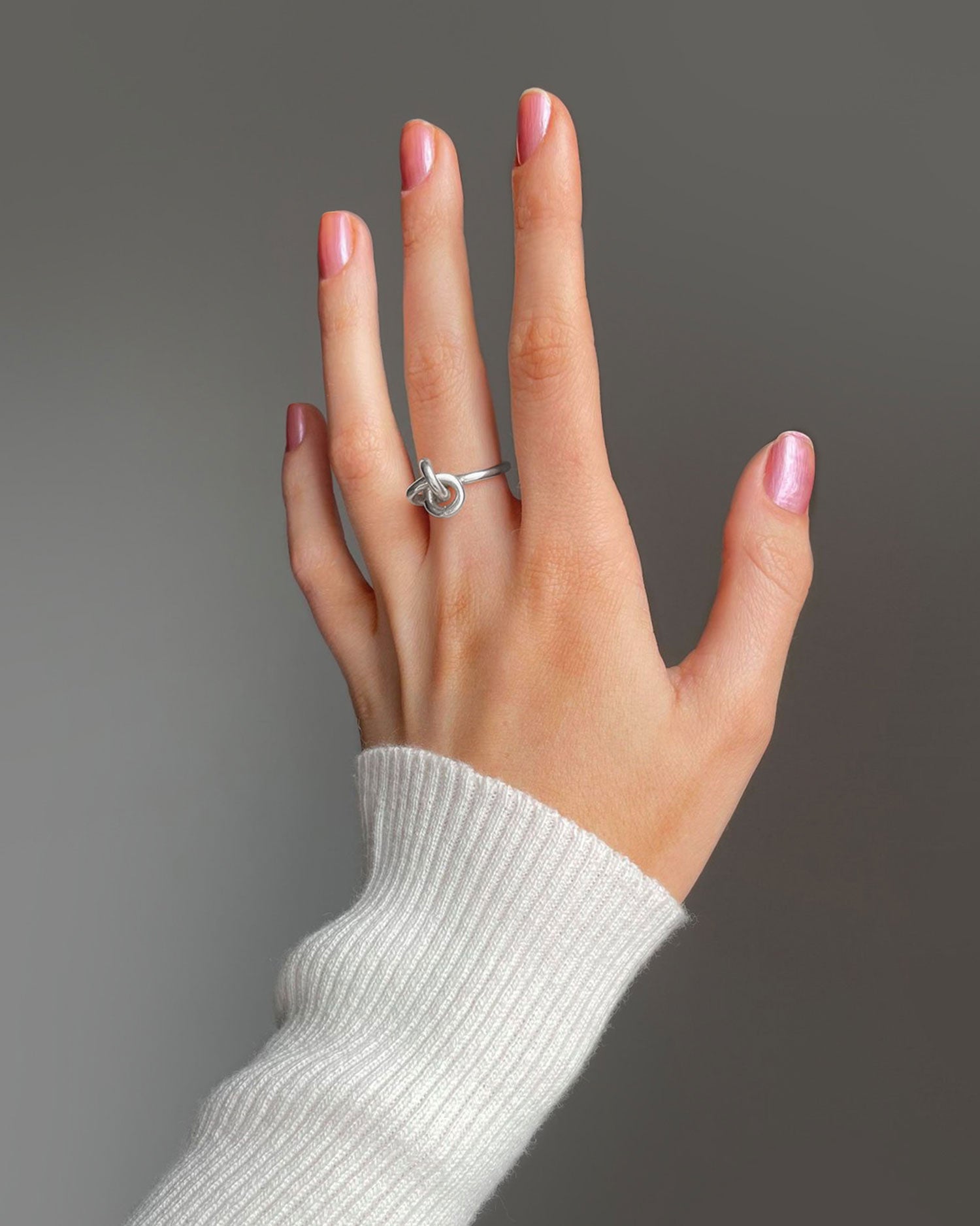 Le Knot ring silver