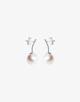 Le Pearl studs silver
