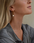 Le Pearl earrings gold