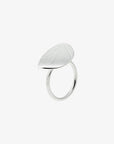Leaf ring silver