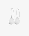 Leaf small earrings silver