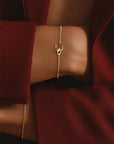 Les Amis drop bracelet gold