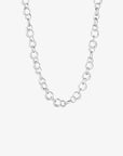 Les Amis drop chain necklace silver