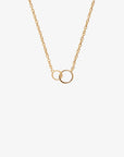 Les Amis drop necklace gold