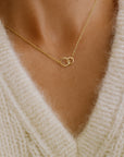 Les Amis drop necklace gold
