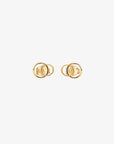 Les Amis drop studs gold