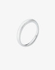 Les Amis ring matte silver