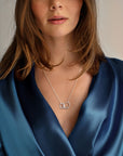 Les Amis single necklace silver