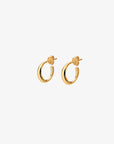 Les Amis small hoops gold