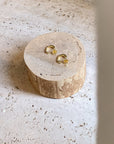 Les Amis small hoops gold