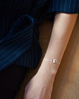 Les Amis small single bracelet silver