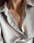 Les Amis small single necklace silver