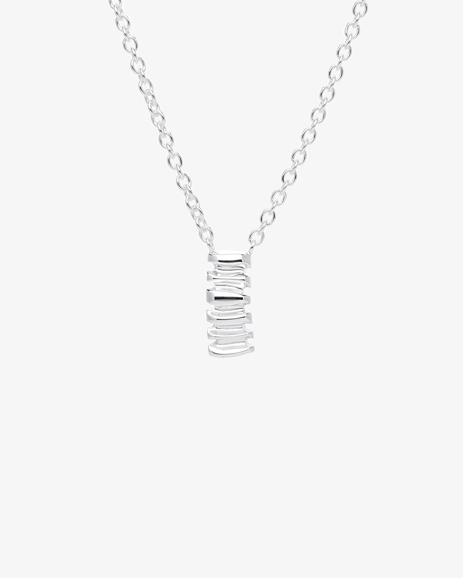 Les Roches drop necklace silver