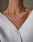 Les Roches grande necklace silver