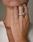 Les Roches ring silver