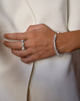 Les Roches ring silver