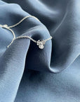 Lotus necklace silver
