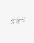 Love Vibe petite studs silver