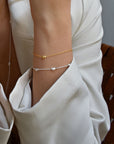 Love bubble bracelet gold