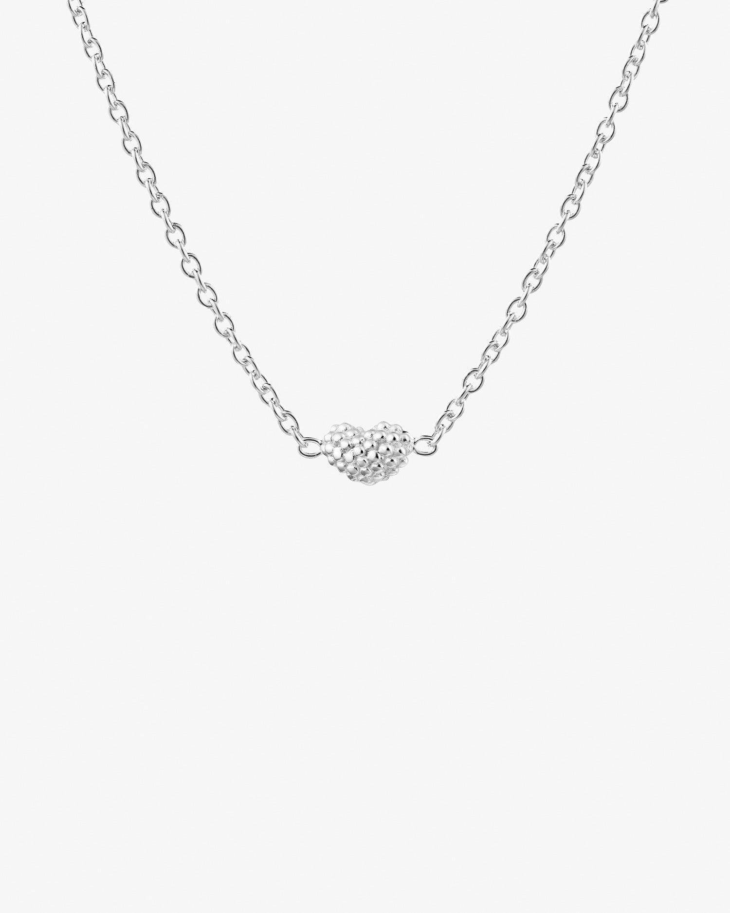 Love bubble necklace silver