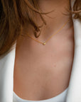 Love bubble necklace gold
