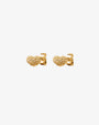 Love bubble studs gold