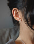 Love studs silver