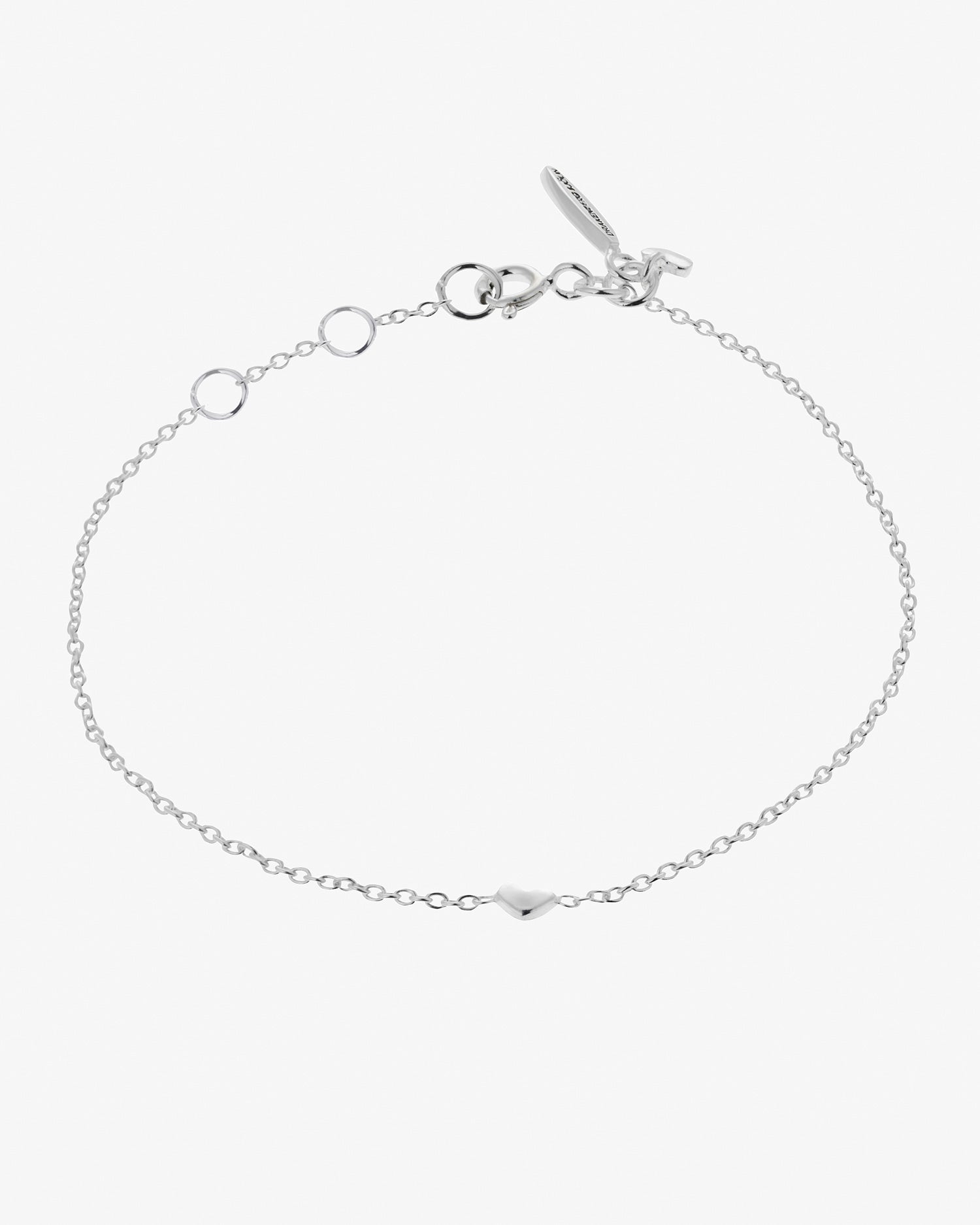 Loving Heart drop bracelet silver