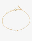 Loving Heart drop bracelet gold