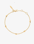 Loving Heart drop full bracelet gold