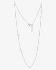 Loving Heart drop full necklace silver