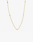 Loving Heart drop full necklace gold