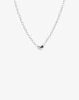 Loving Heart drop necklace silver