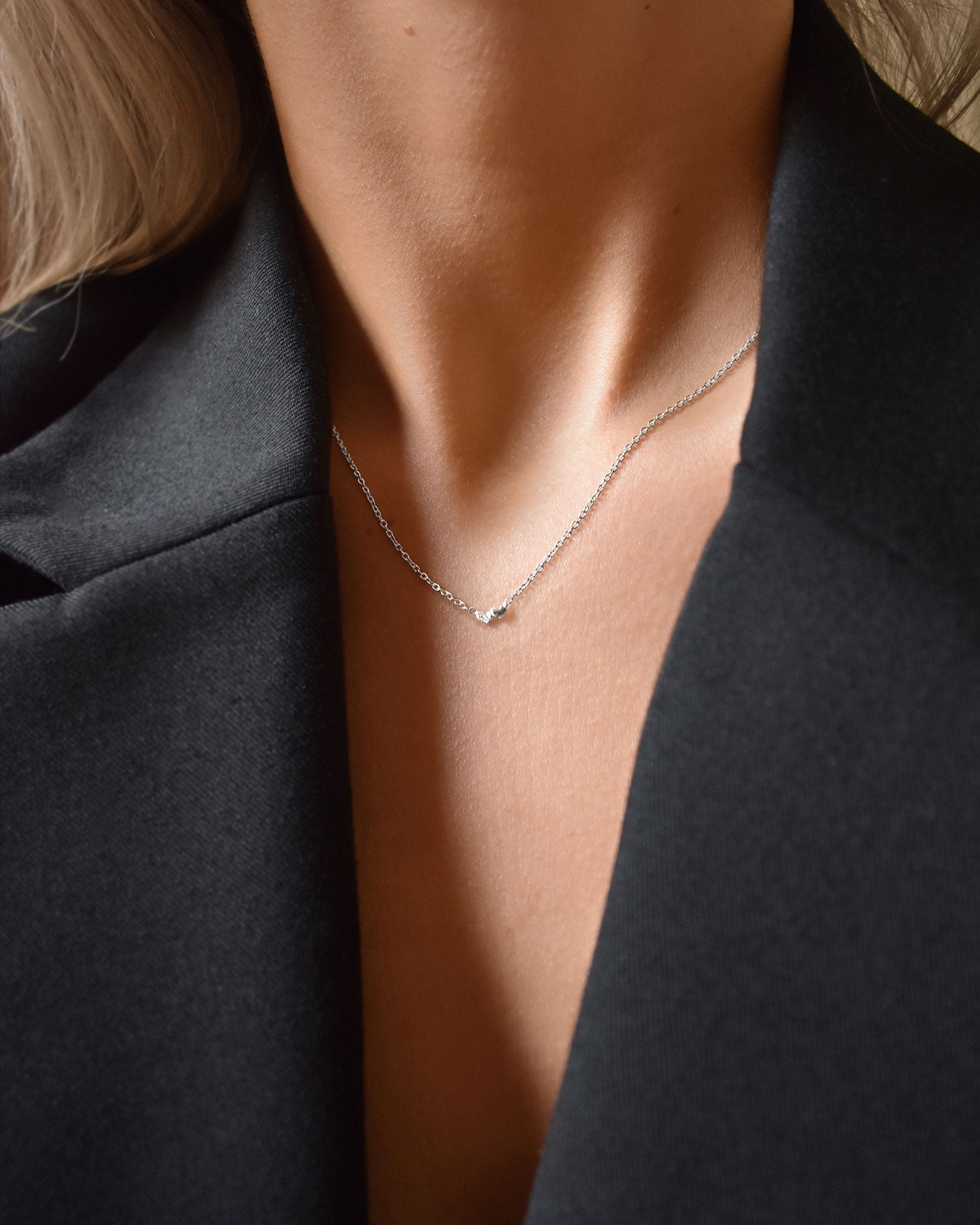 Loving Heart necklace silver