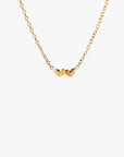 Loving heart necklace gold