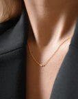 Loving heart necklace gold