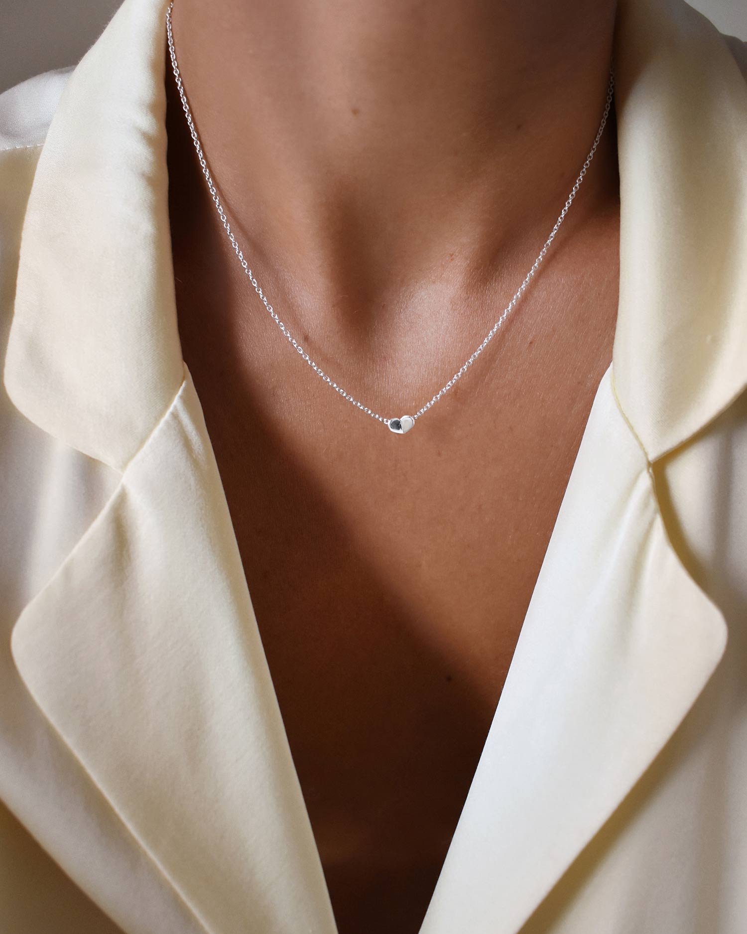 Mi Amor necklace silver