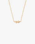 Milky Way drop necklace gold