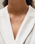 Milky Way drop necklace gold