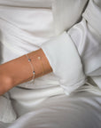 Morning Dew petite full bracelet silver