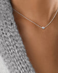 Morning Dew petite necklace silver