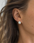 Morning Dew small hoops silver
