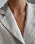 Morning Dew small necklace silver