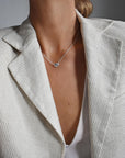 Morning Dew small necklace silver