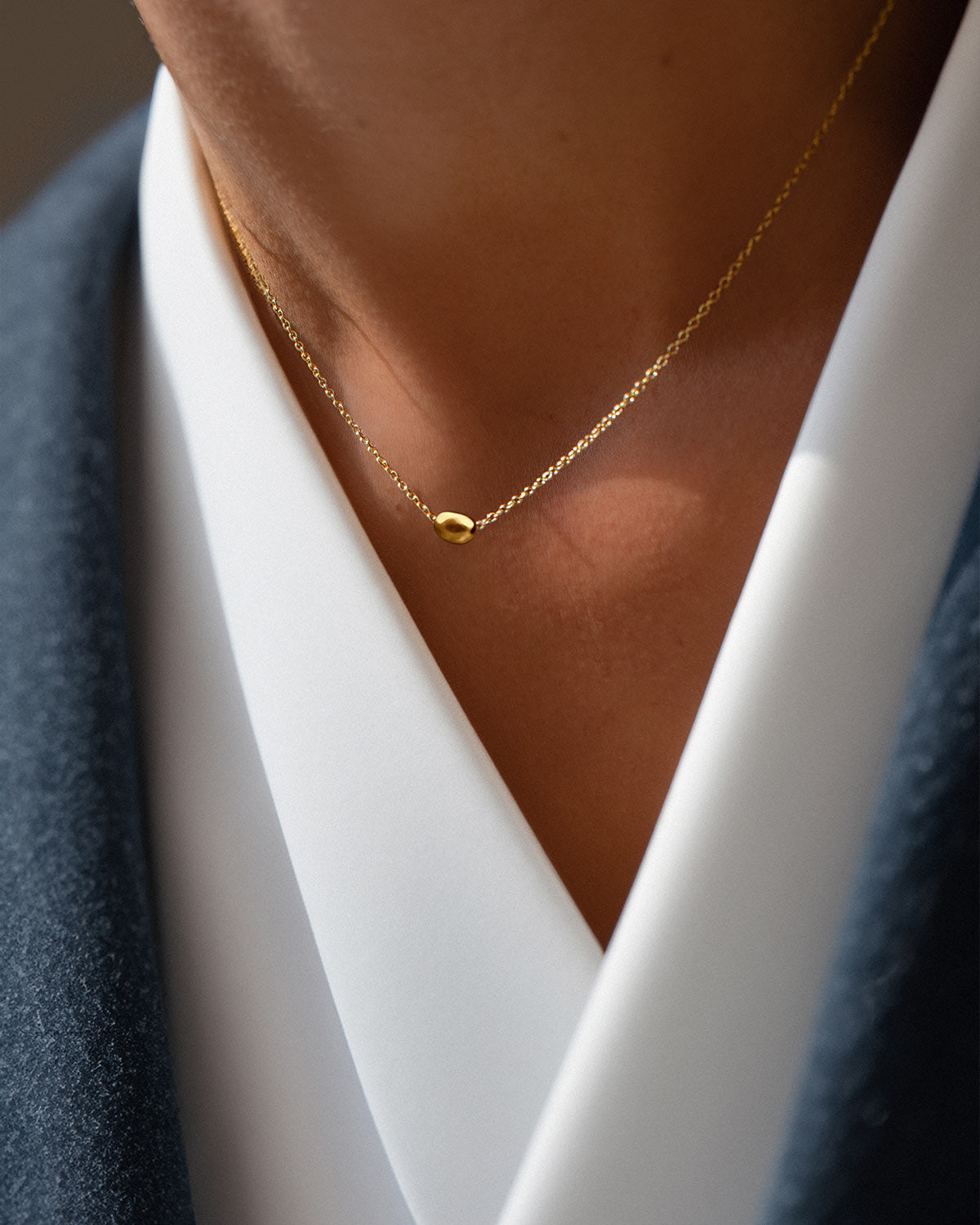 Morning Dew petite necklace gold