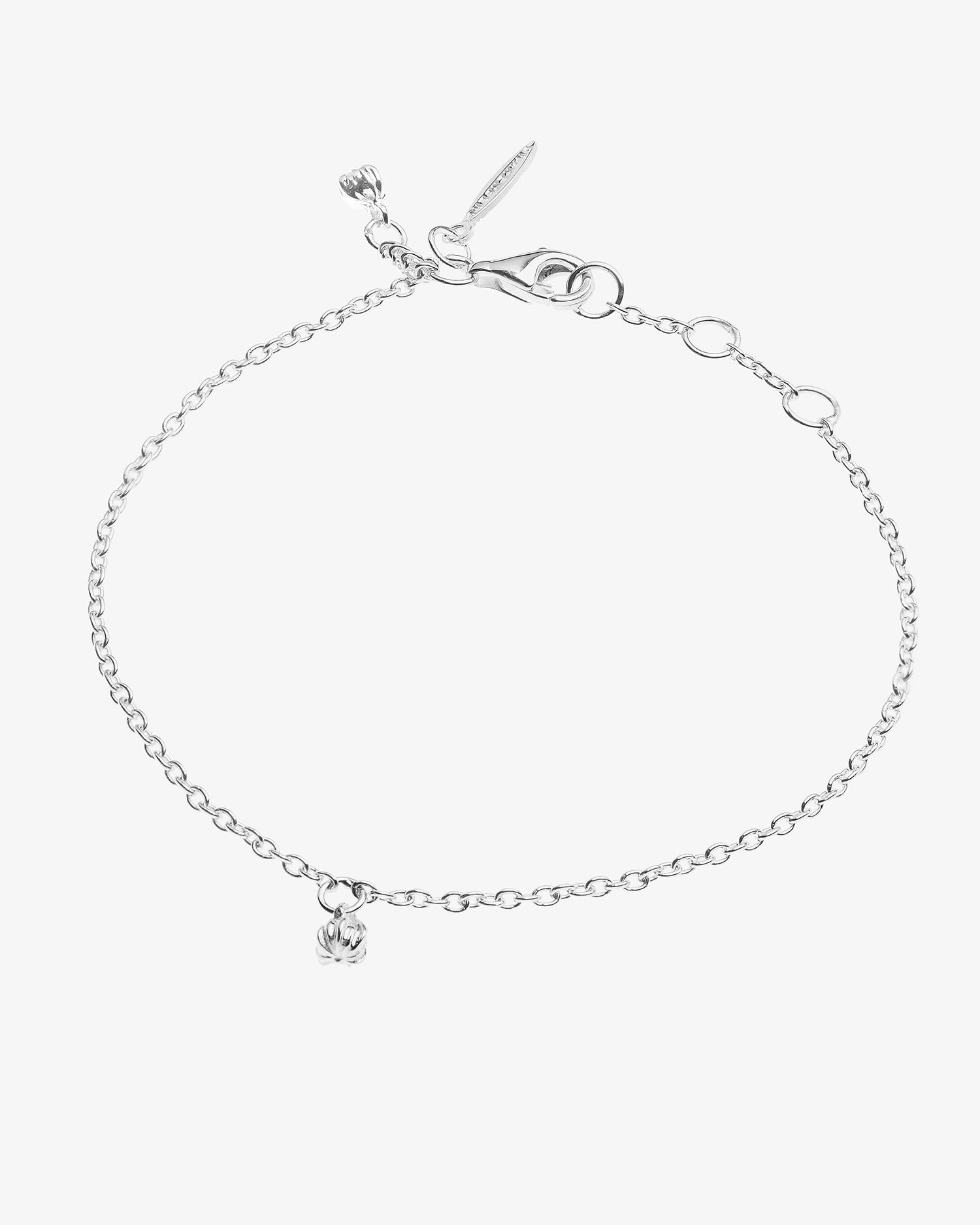 New Bud drop bracelet silver